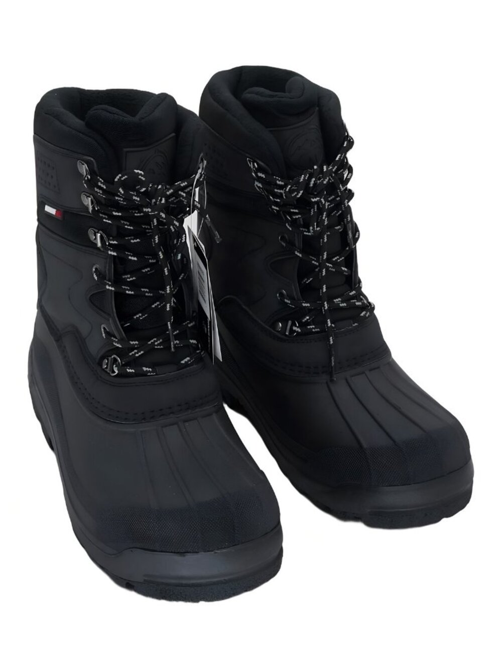 POLAR RANGE Yukon Cushioned Waterproof Lace-Up Snow Boots Black Sz US 10M EU 44